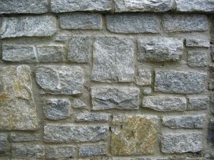 Lithonia granite old city rubble wall 7